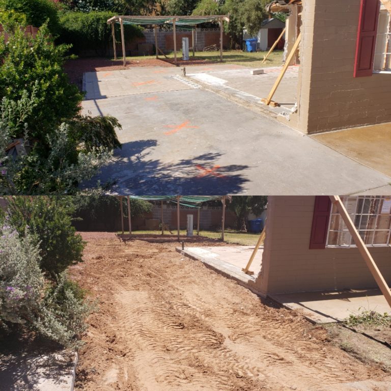 driveway demolition