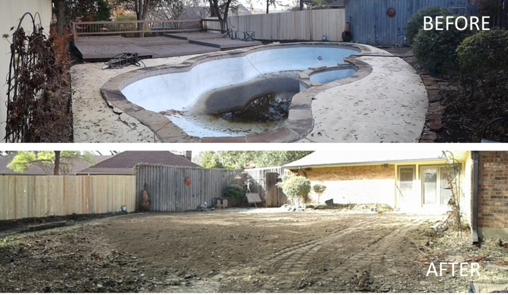 swimming pool removal